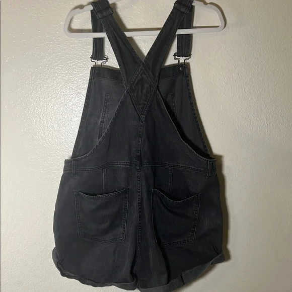 We The Free Charcoal Denim Overalls - Picture 4 of 11